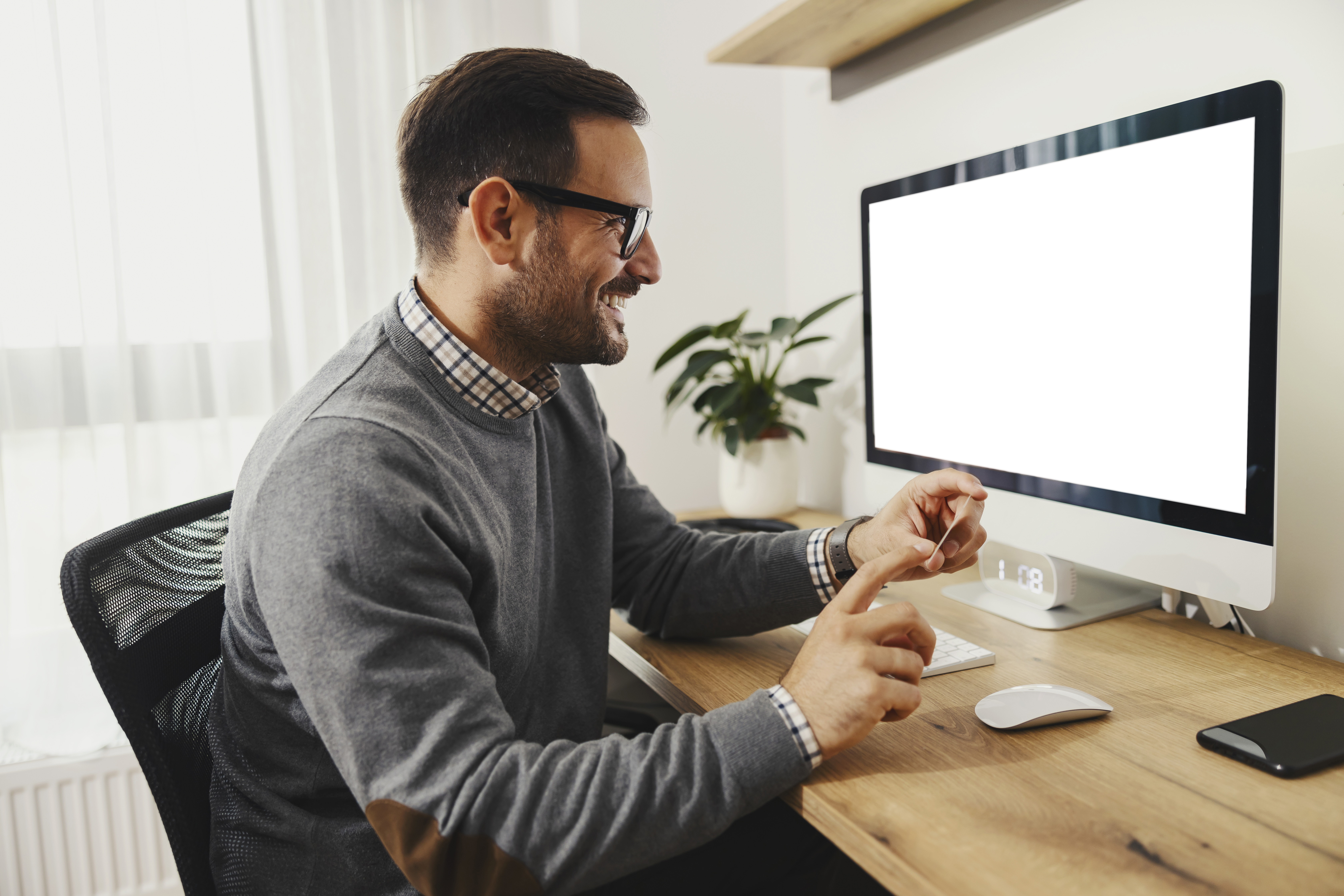Video editing workspace with professional editing software